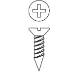 NewTechWood Aluminium Cladding Clips & Screws