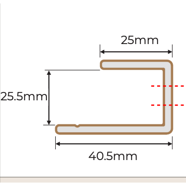 NewTechWood Shadowline Cladding Aluminium Composite Trims