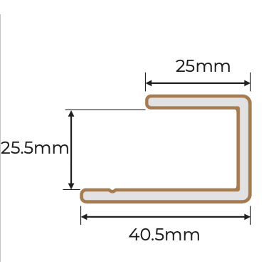 NewTechWood Shadowline Cladding Aluminium Composite Trims