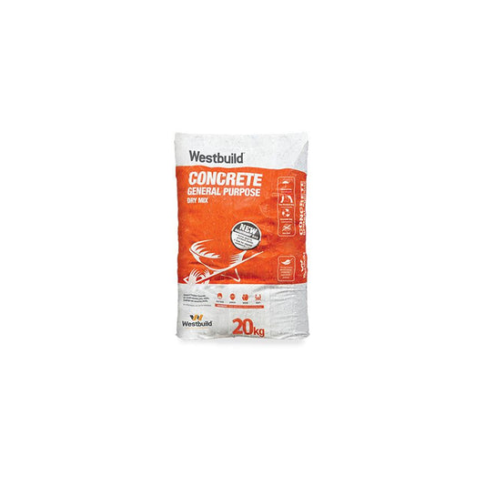 Westbuild General Purpose Concrete 20kg - Rainproof Bag